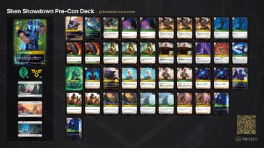 Riftbound: League of Legends TCG Vendetta Zed vs Shen Showdown Deck
