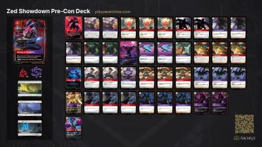 Riftbound: League of Legends TCG Vendetta Zed vs Shen Showdown Deck