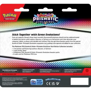 Pokémon TCG: Scarlet & Violet - Prismatic Evolutions - Tech Sticker Collection