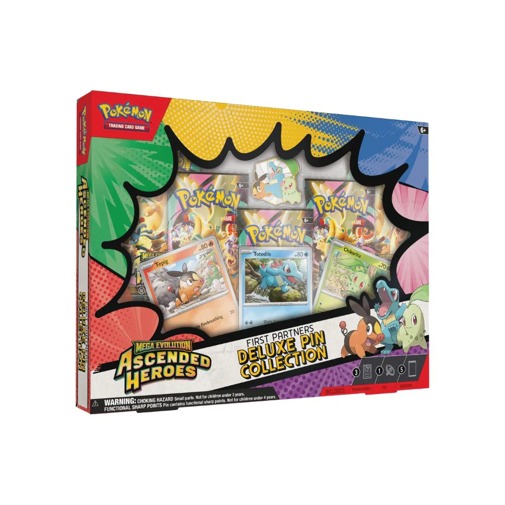 Pokémon TCG: Mega Evolution—Ascended Heroes First Partners Deluxe Pin Collection